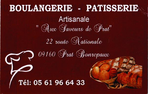 Boulangerie Pâtisserie - Aux Saveurs de Prat, 09160